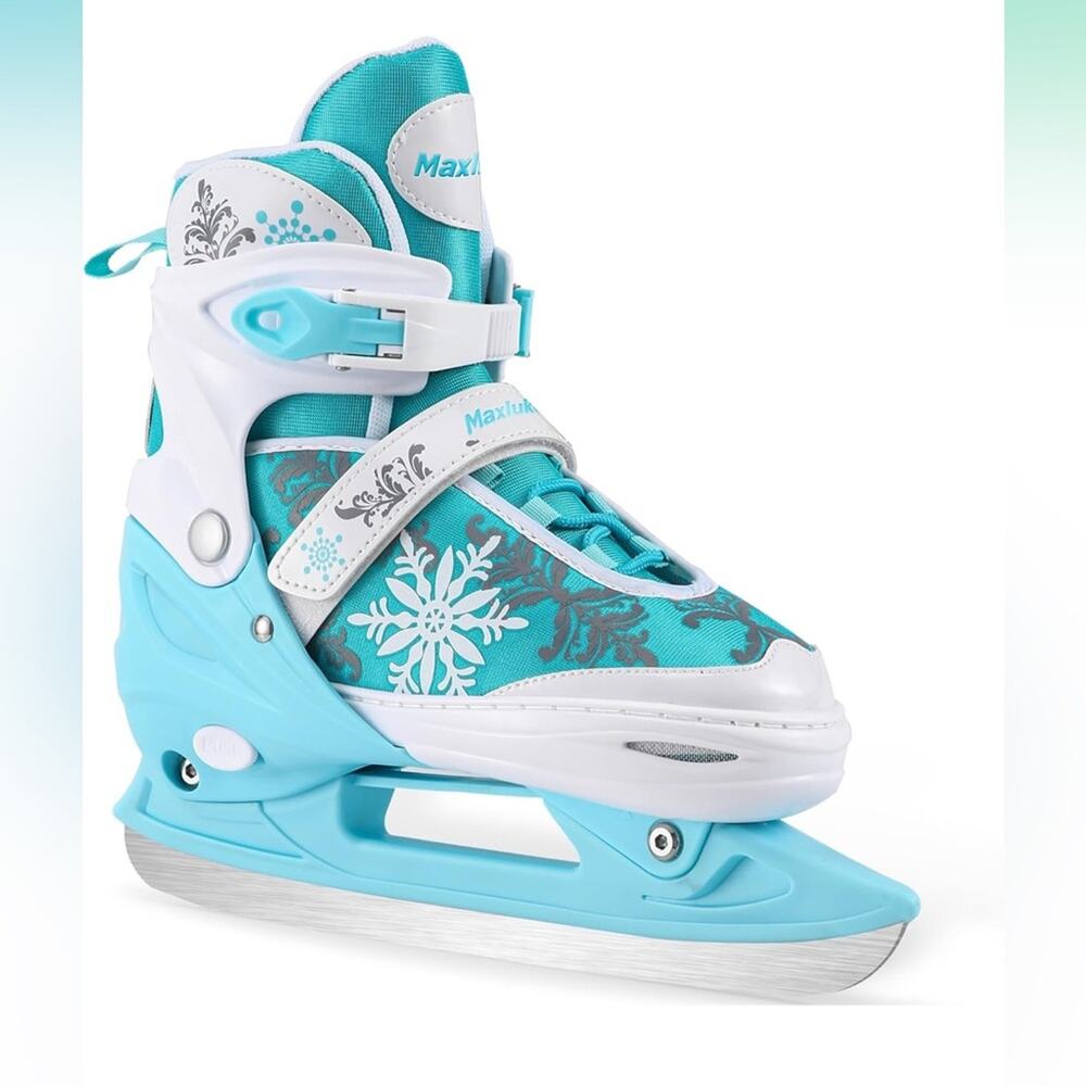 Adjustable Ice Skates‎ Beginner Ice Skating Shoes for Outdoor and Rink M